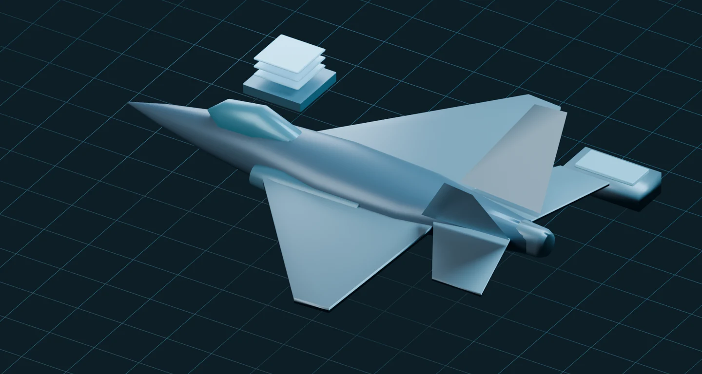 Simplified illustration for F-35 aircraft procurement